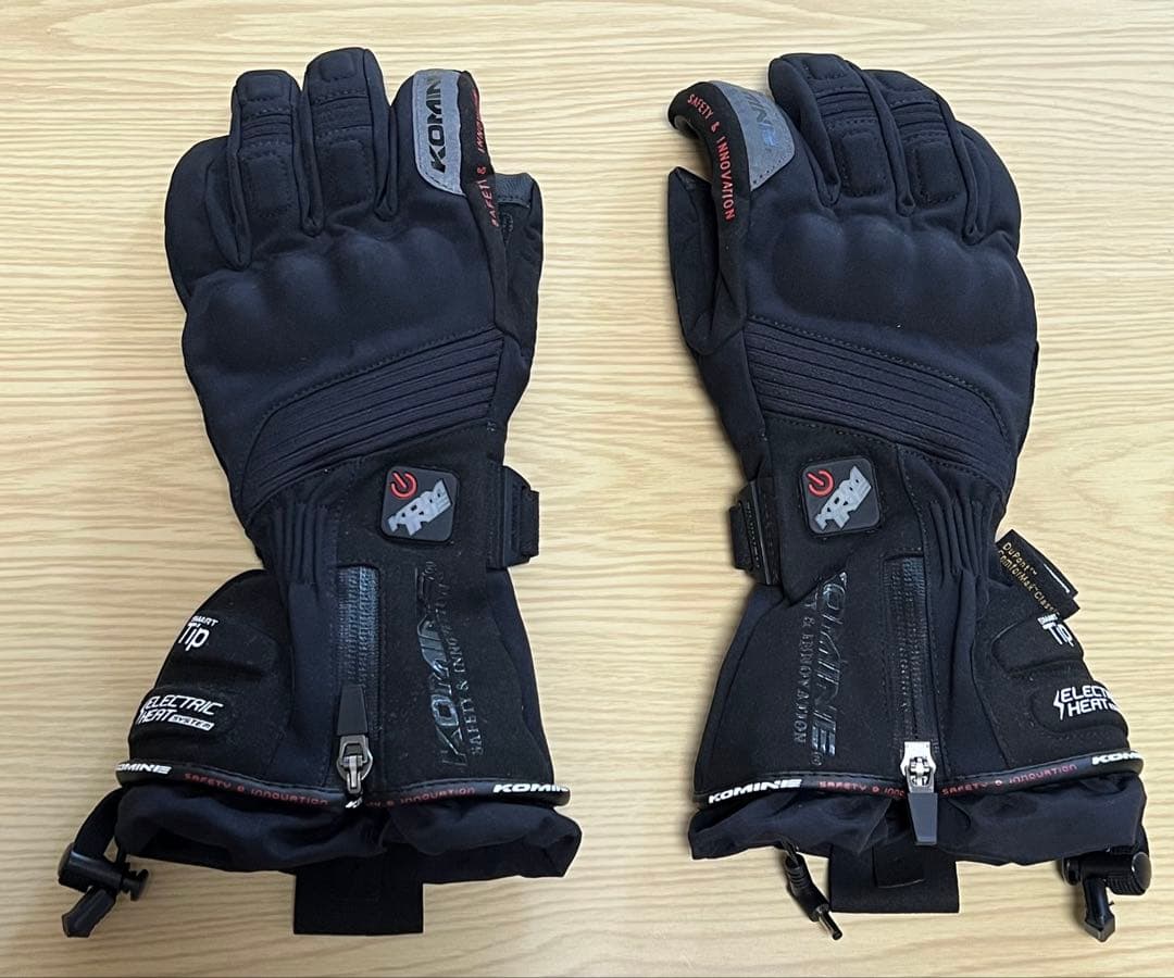 KOMINE カシウス 電熱グローブ GK-804 XSサイズ
