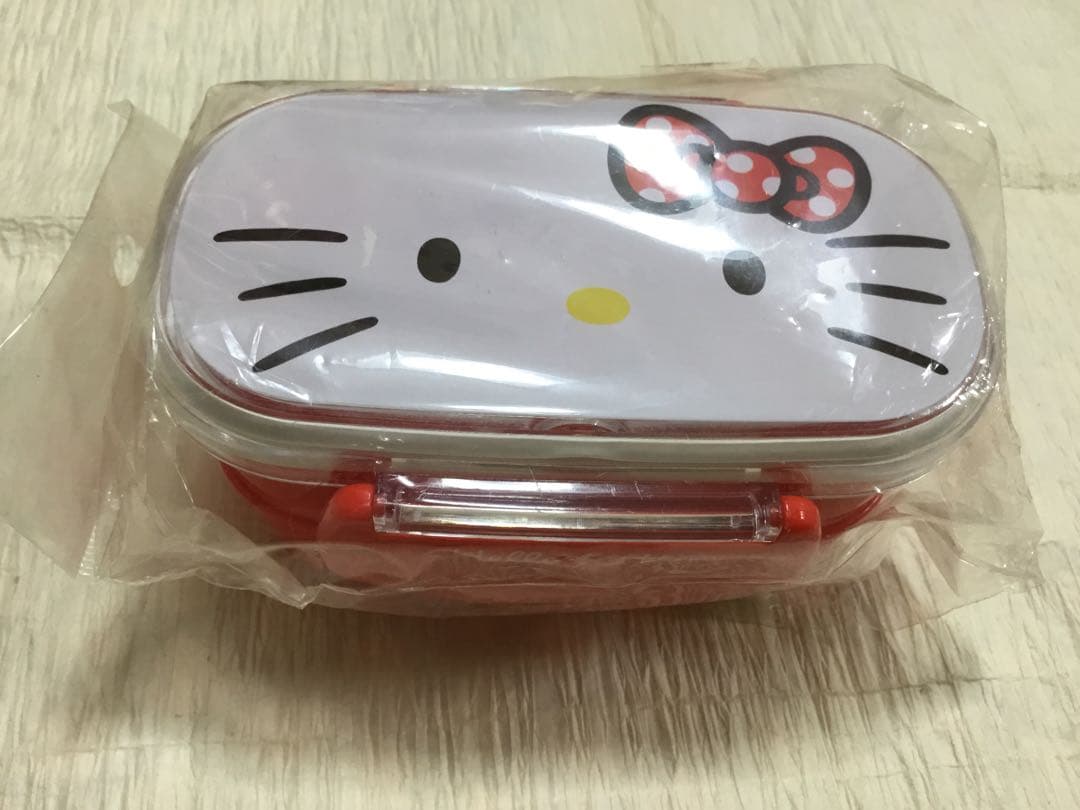 ハローキティお弁当箱バッグ、ハローキティお弁当箱、ハローキティスプーン&フォーク