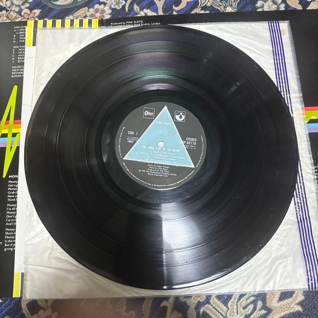 LPレコード ピンク・フロイド ‎狂気 日本盤　帯付き
