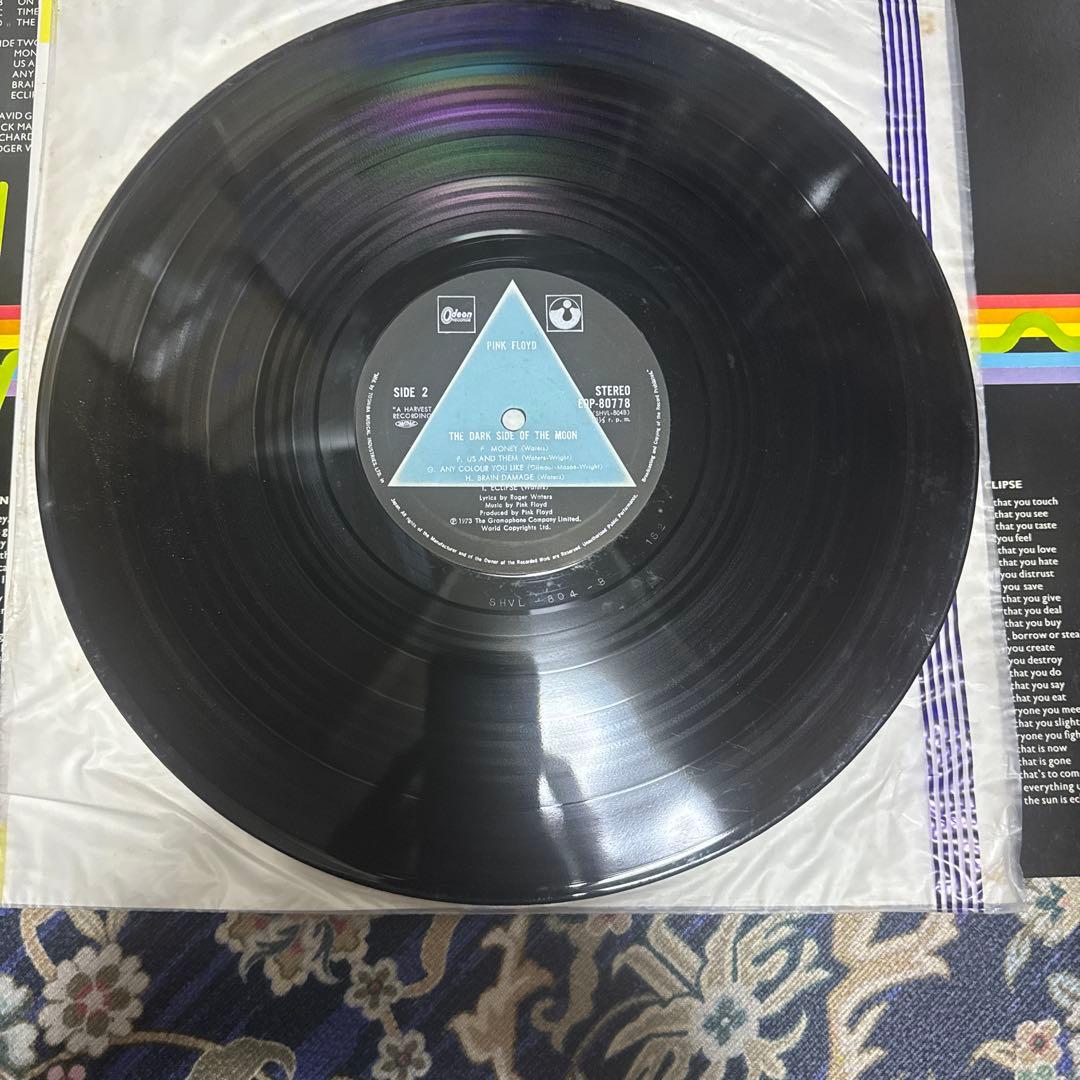 LPレコード ピンク・フロイド ‎狂気 日本盤　帯付き