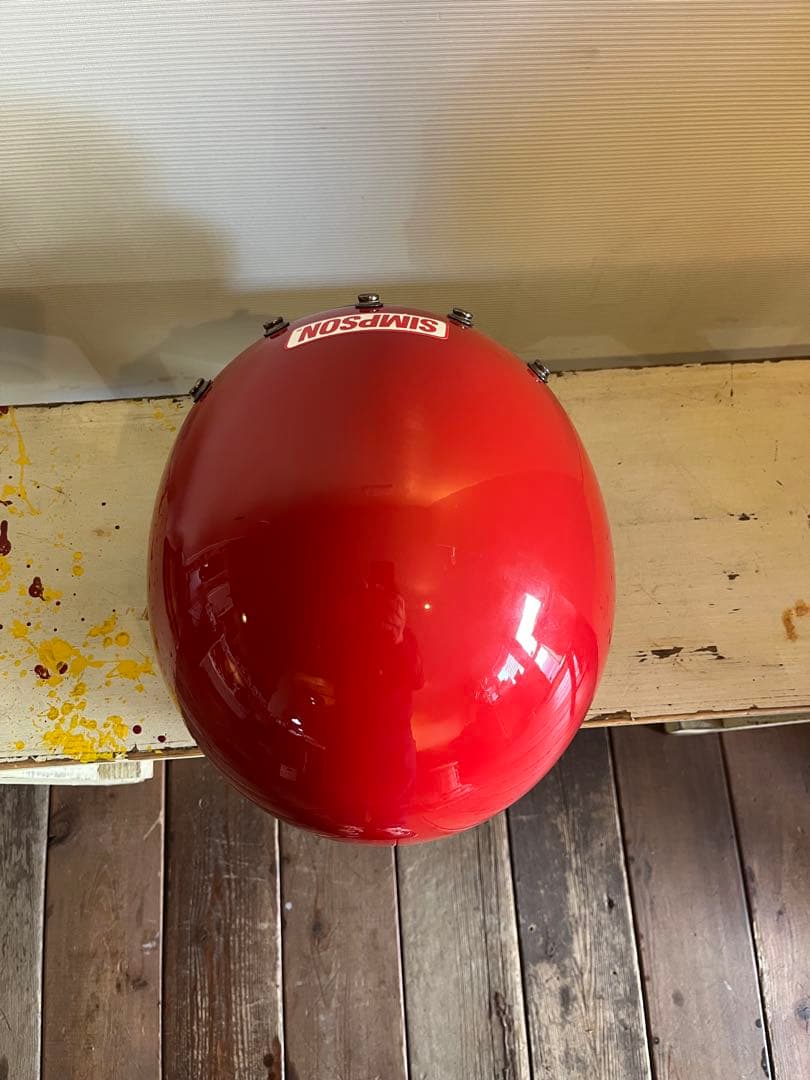 シンプソン M50ヘルメット レッド