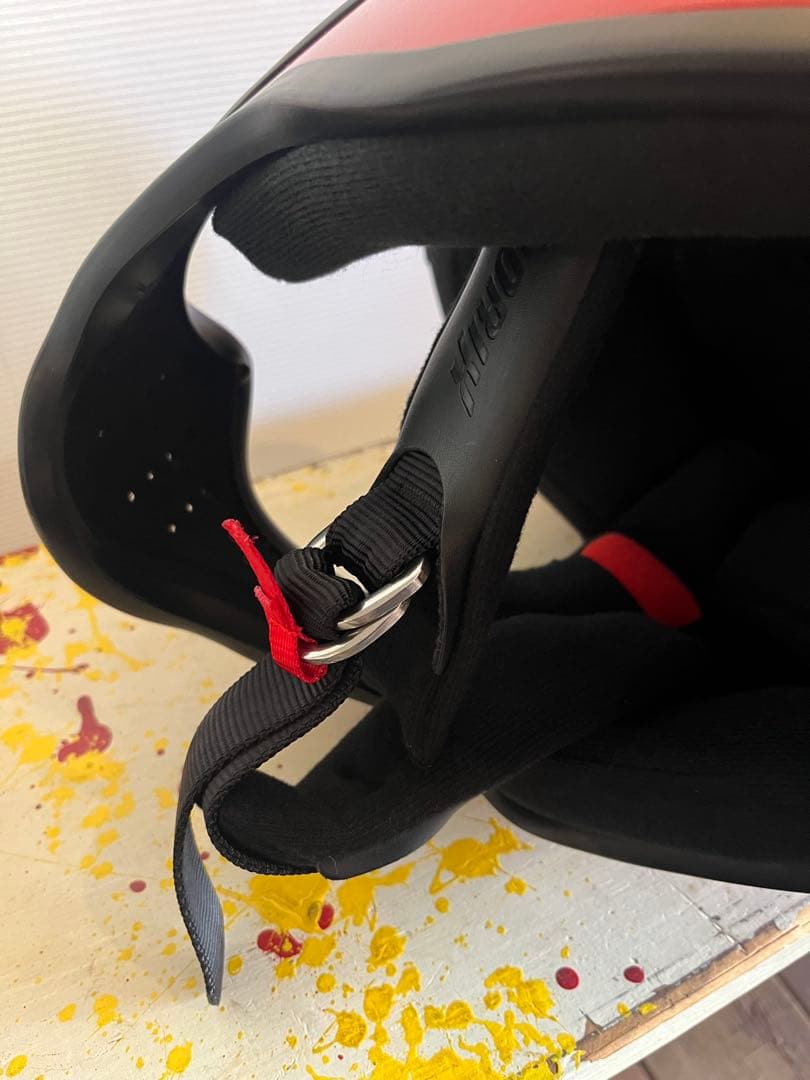 シンプソン M50ヘルメット レッド