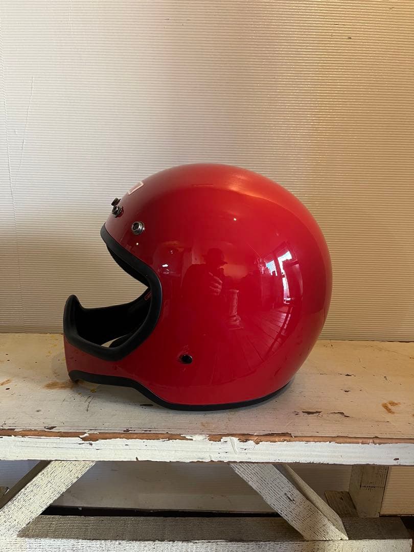 シンプソン M50ヘルメット レッド