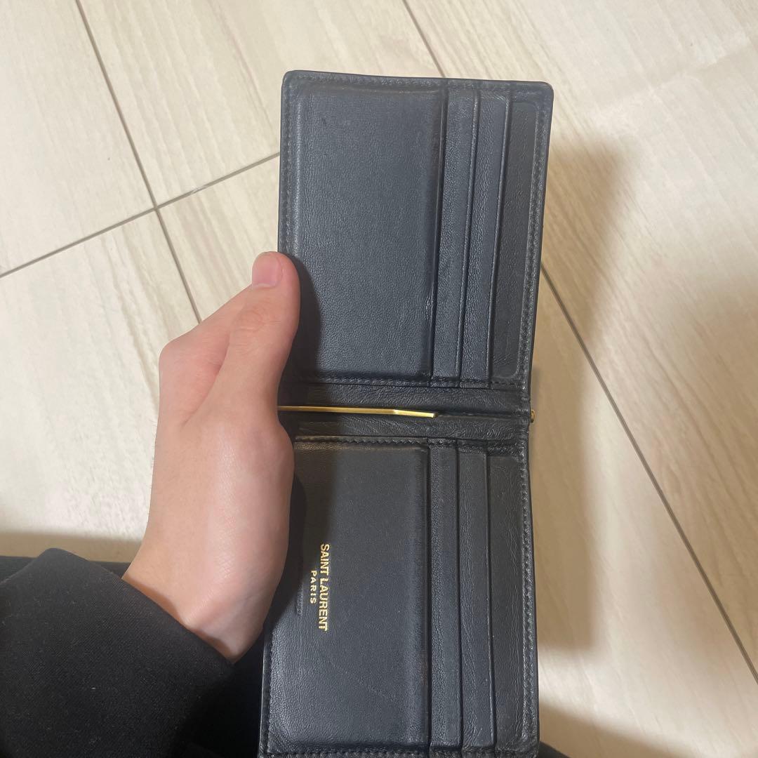 Saint Laurent ブラック マネークリップ