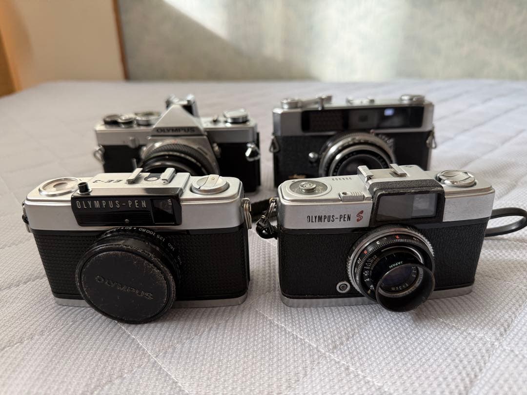 オリンパス　オールド一眼レフ&PEN レンズ　フィルム　ケース　セット