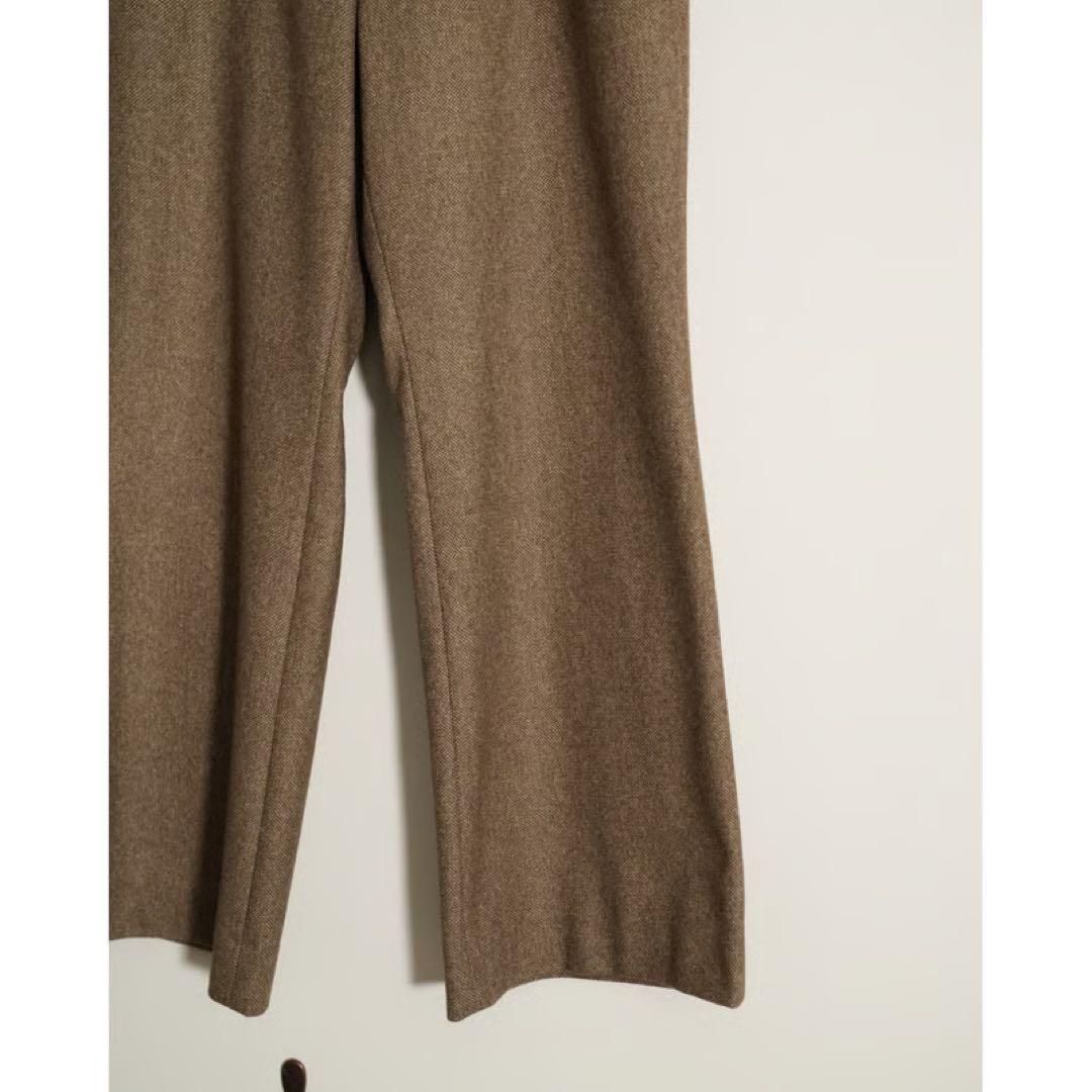 パンツ MAATEE&SONS FLARE-3 \"WOOL HERRINGBONE\"