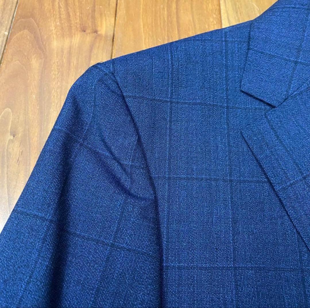 極美品　スーツセレクト　3ピース　ジャケット　パンツ　ジレ　上下　セットアップ