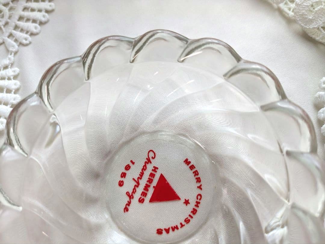 超希少 1959 HERMES キャンドルホルダー 非売品 クリスマスノベルティ