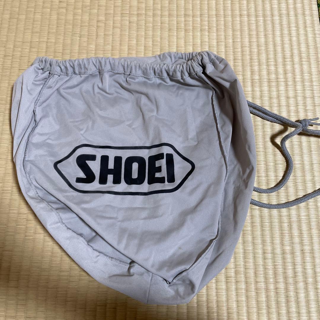 SHOEI フルフェイスヘルメット グレー　バイク グローブ付き