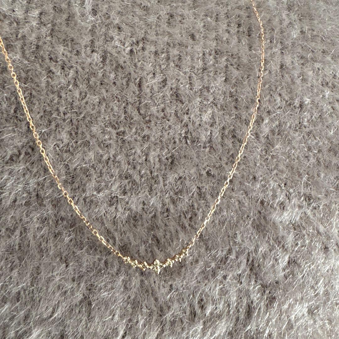 K10 ネックレス　ピンクゴールド