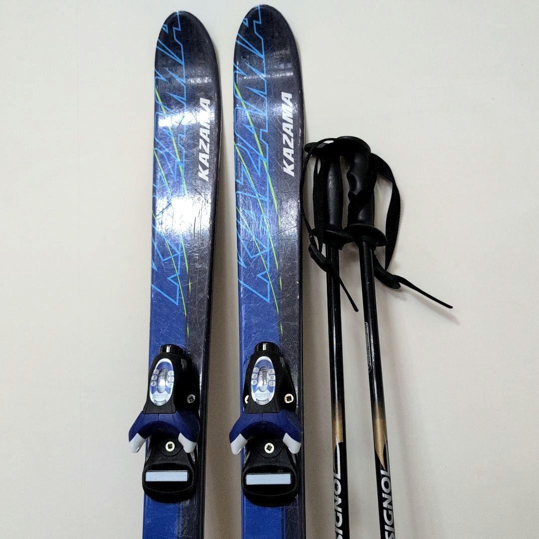 スキーセット110cm kazama板kazamaブーツロシニョールストック