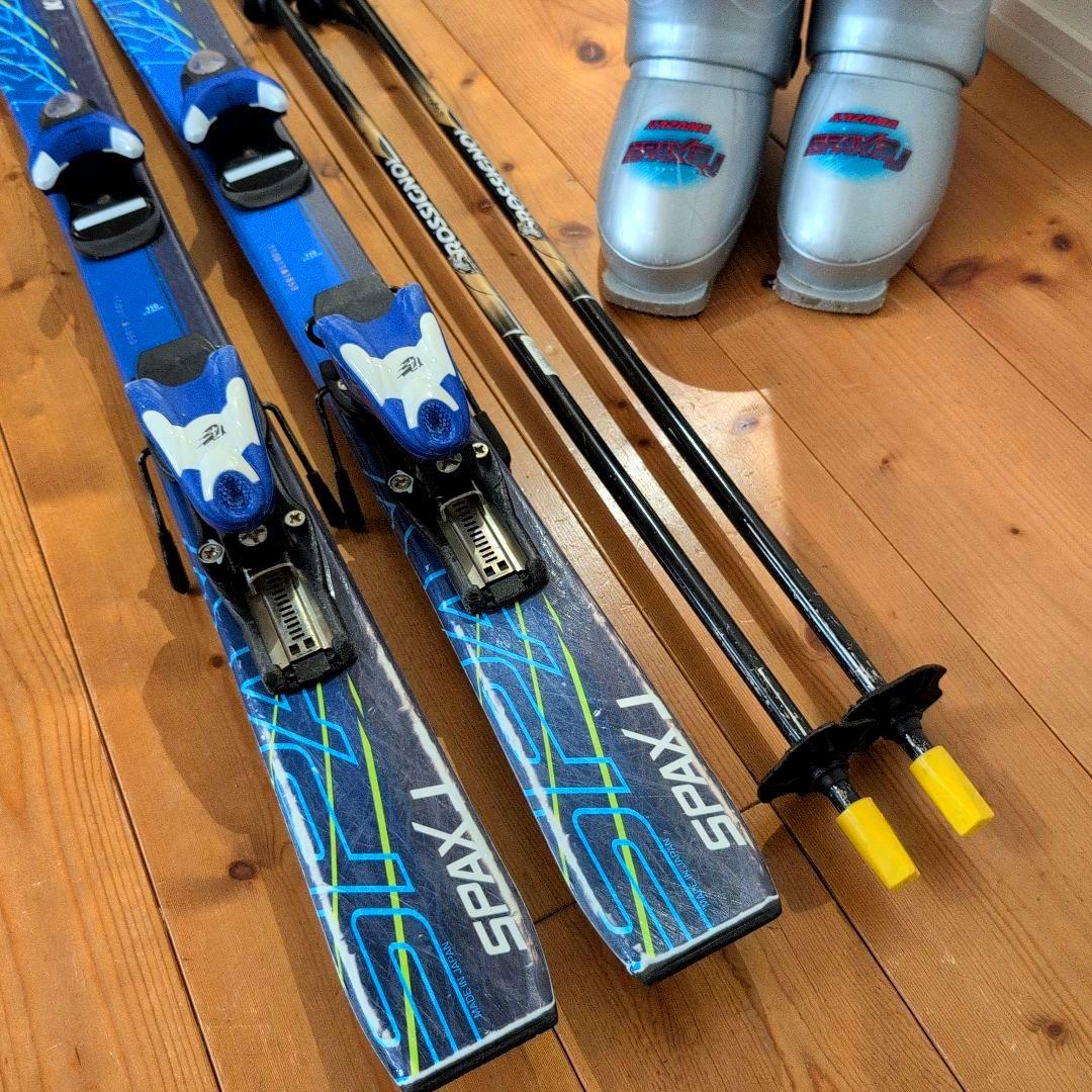 スキーセット110cm kazama板kazamaブーツロシニョールストック