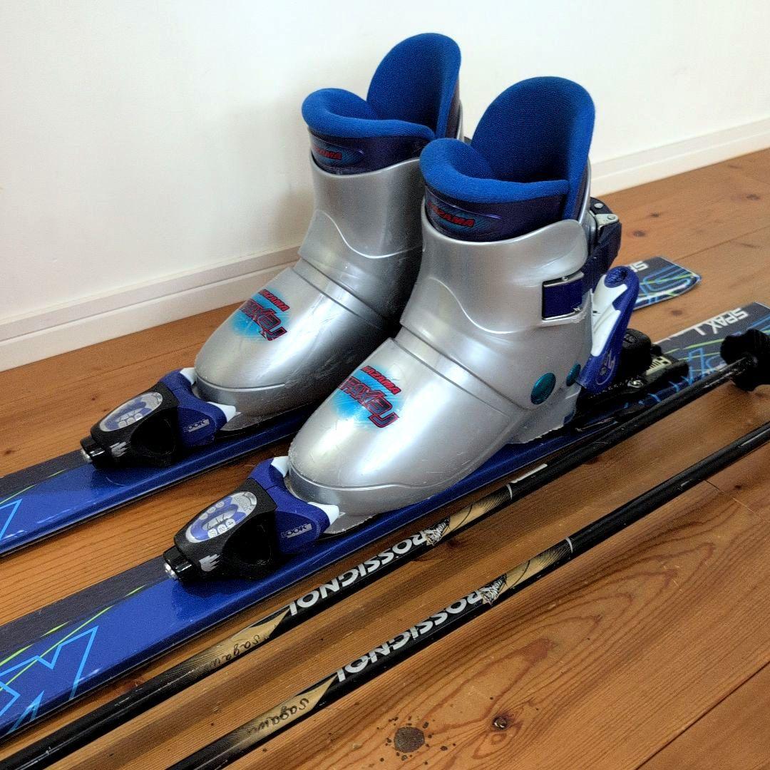 スキーセット110cm kazama板kazamaブーツロシニョールストック