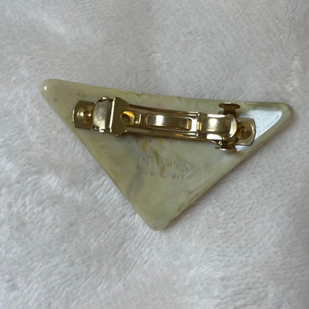 プラダ PRADA バレッタ ヘアクリップ プレキシガラスヘアクリップ