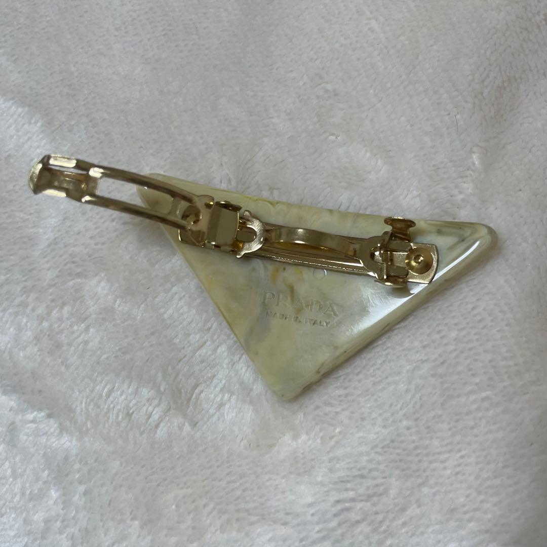プラダ PRADA バレッタ ヘアクリップ プレキシガラスヘアクリップ