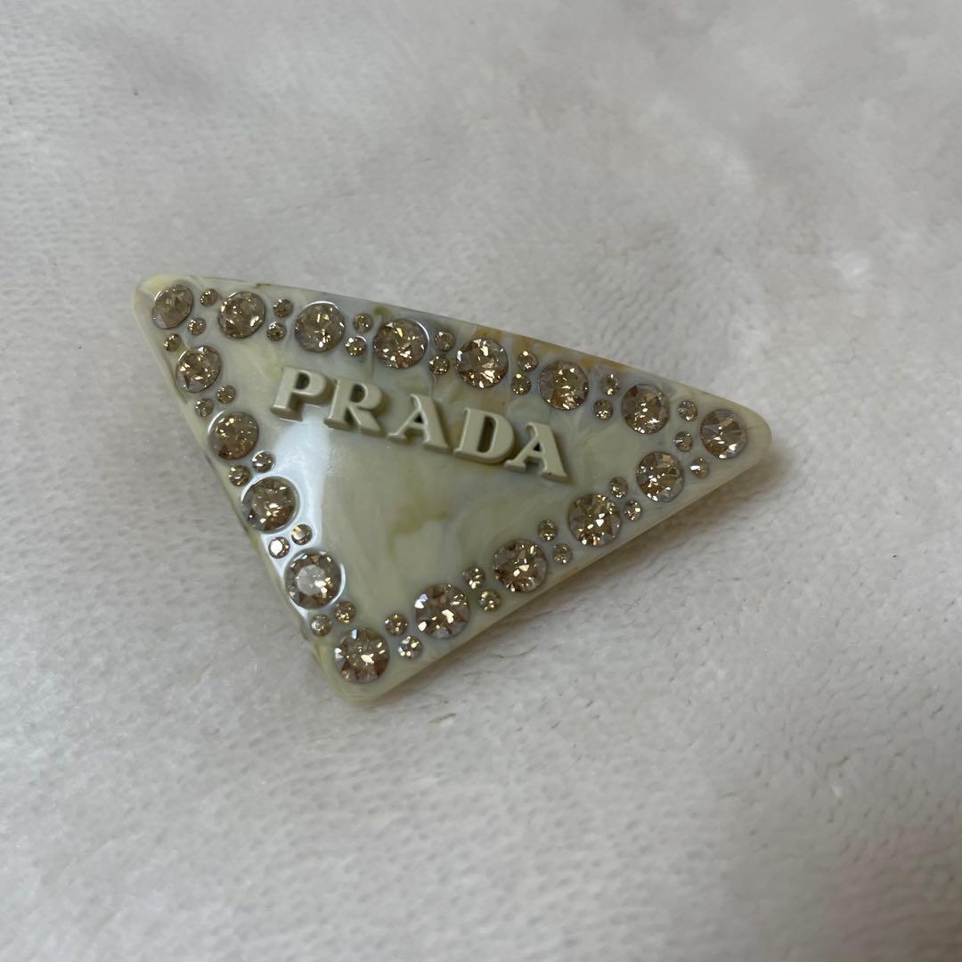 プラダ PRADA バレッタ ヘアクリップ プレキシガラスヘアクリップ