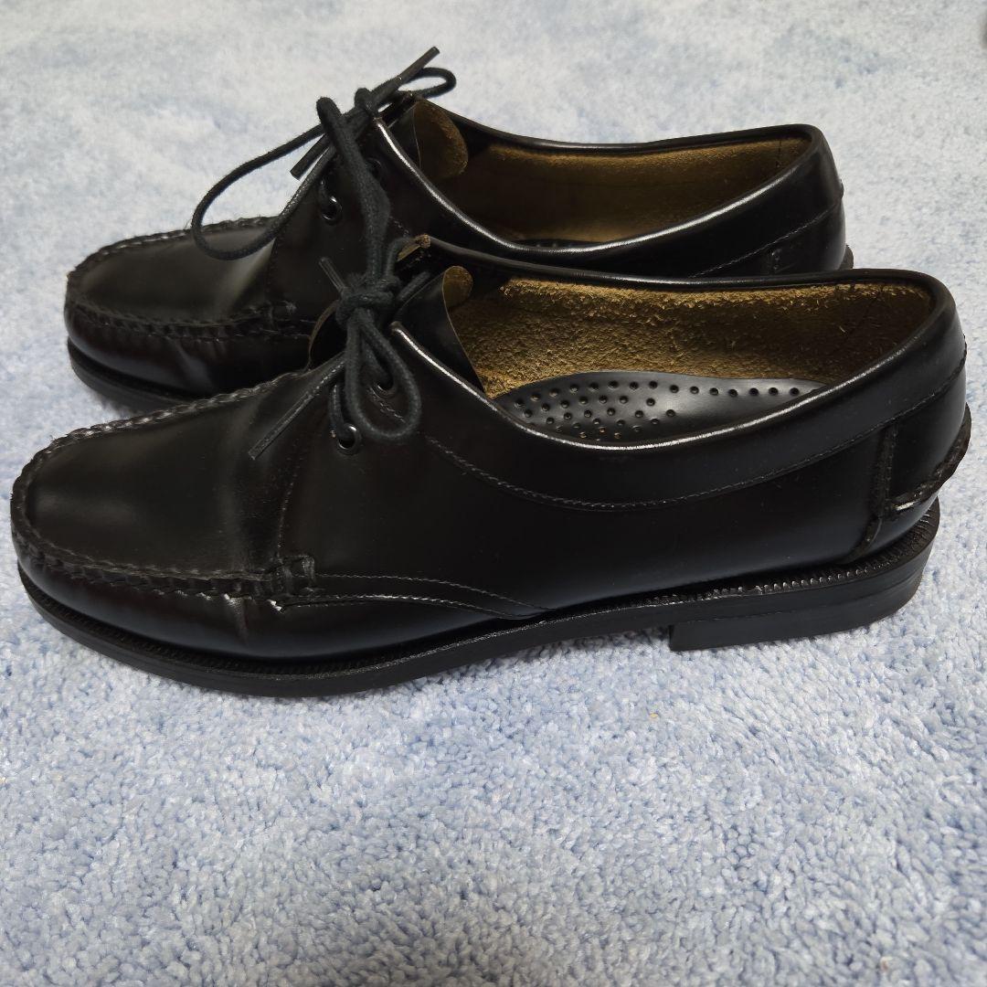 <美品>SEBAGO ブラック モカシン
