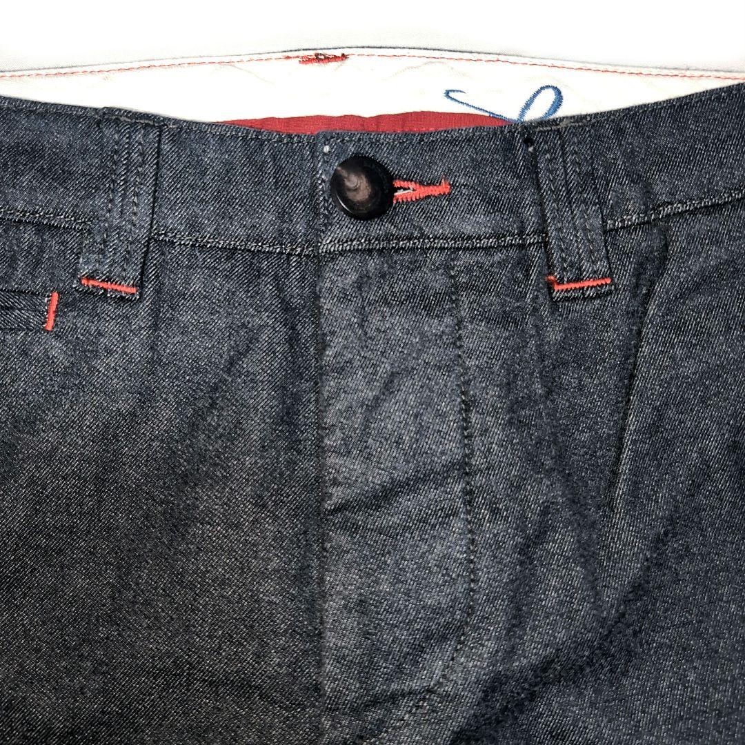 トラマロッサ 上質コットン メンズ パンツ W29 イタリア製 美シルエット