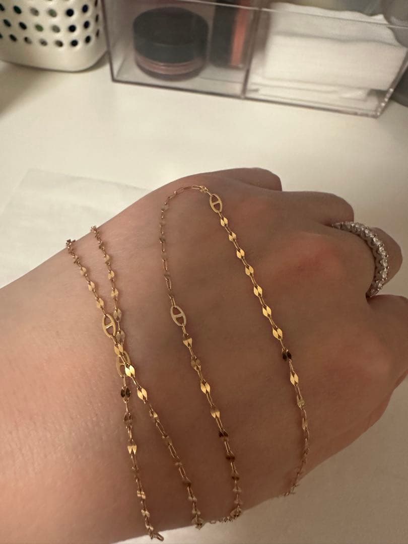 K18YG ネックレス　45cm