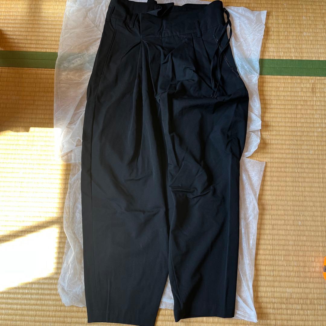 BED J.W FORD 18ss ラップパンツ　黒　S