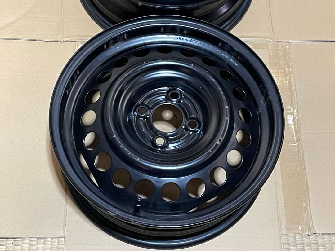 273セール送料込み　①日産　E13ノート後期　純正鉄ホイール　②と同時購入必須