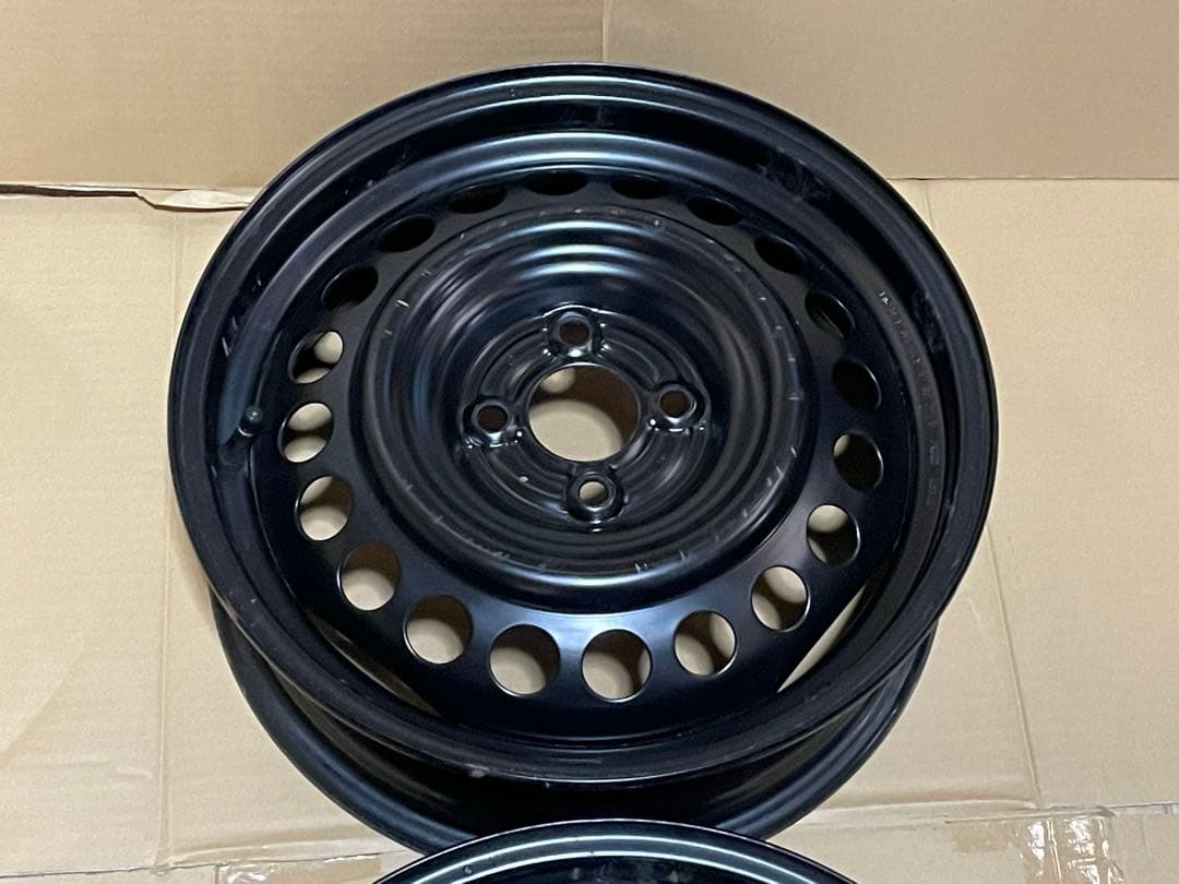 273セール送料込み　①日産　E13ノート後期　純正鉄ホイール　②と同時購入必須