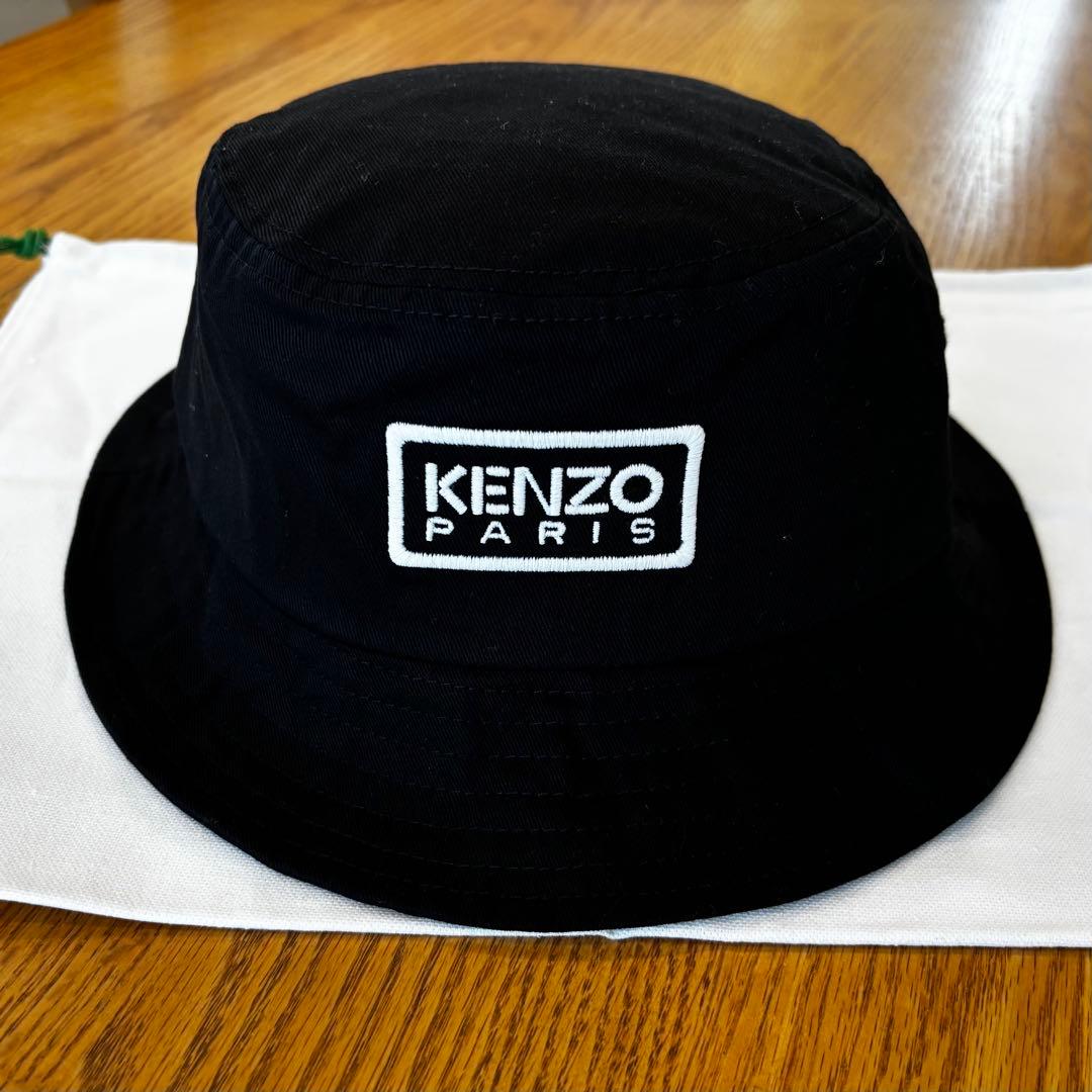 KENZO PARIS バケットハット ブラック　Lサイズ