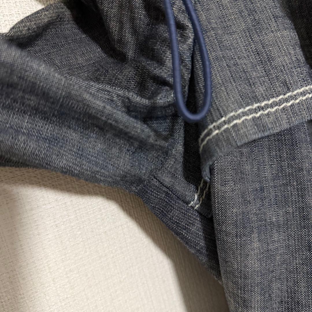 希少 BURBERRY BLUE LABEL デニム トレンチコート チェック