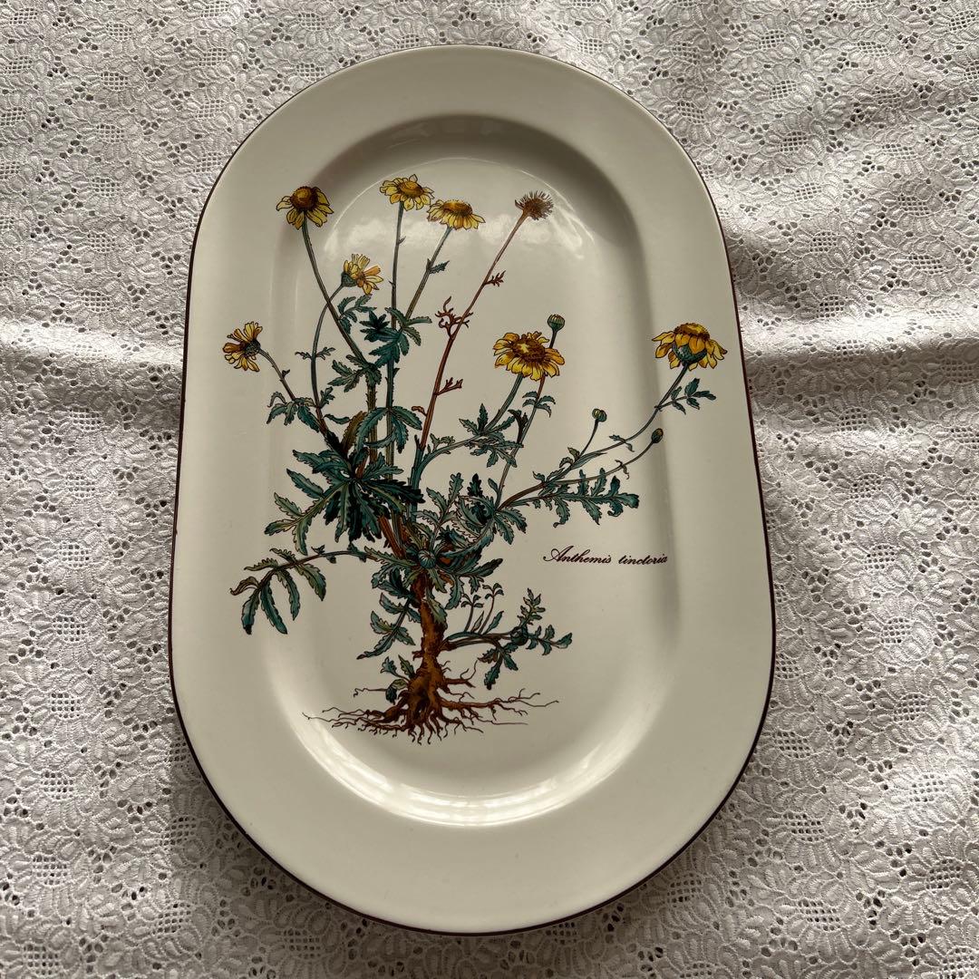 ヴィンテージ　レアビレロイボッホ ボタニカル　サービングプラッター　２枚組