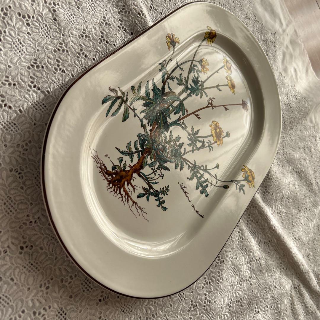ヴィンテージ　レアビレロイボッホ ボタニカル　サービングプラッター　２枚組