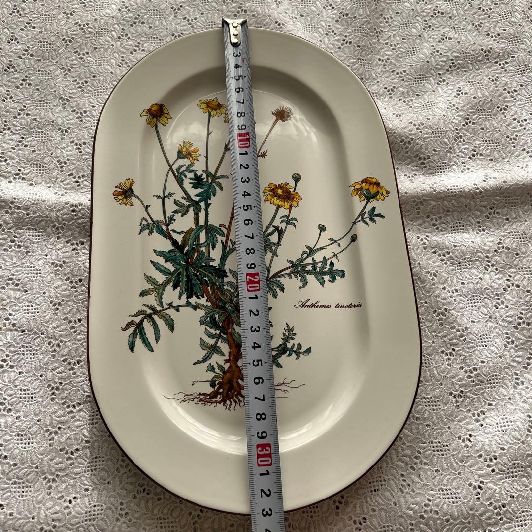 ヴィンテージ　レアビレロイボッホ ボタニカル　サービングプラッター　２枚組