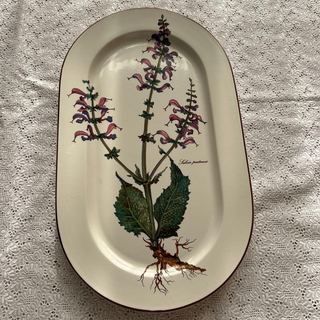 ヴィンテージ　レアビレロイボッホ ボタニカル　サービングプラッター　２枚組