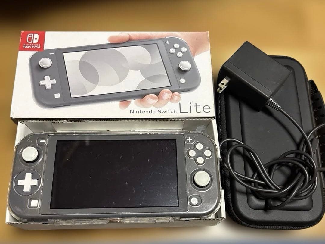 Nintendo Switch Lite グレー 本体 充電器・ケース・カバー