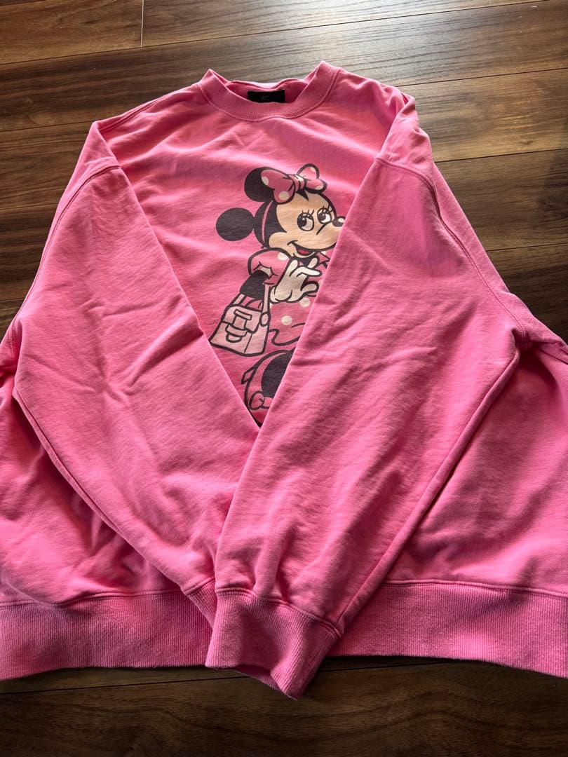 Disney collection WCJ SWEAT BIG TOP ピンク
