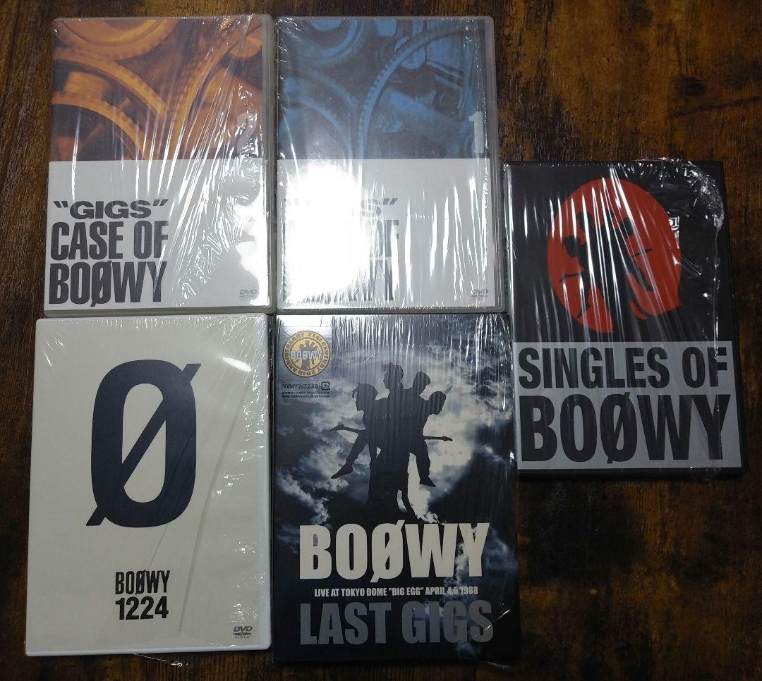 【再生1度のみ、プロモーション用見本品】BOOWY DVD 2枚セット