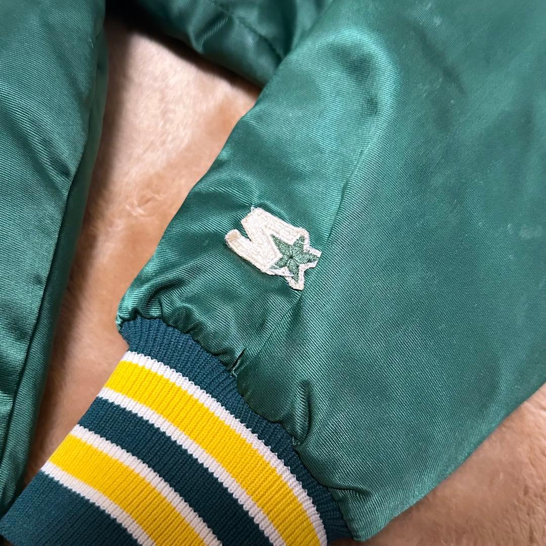 90sオークランドアスレチックス スターター スタジャン Mサイズ USA製