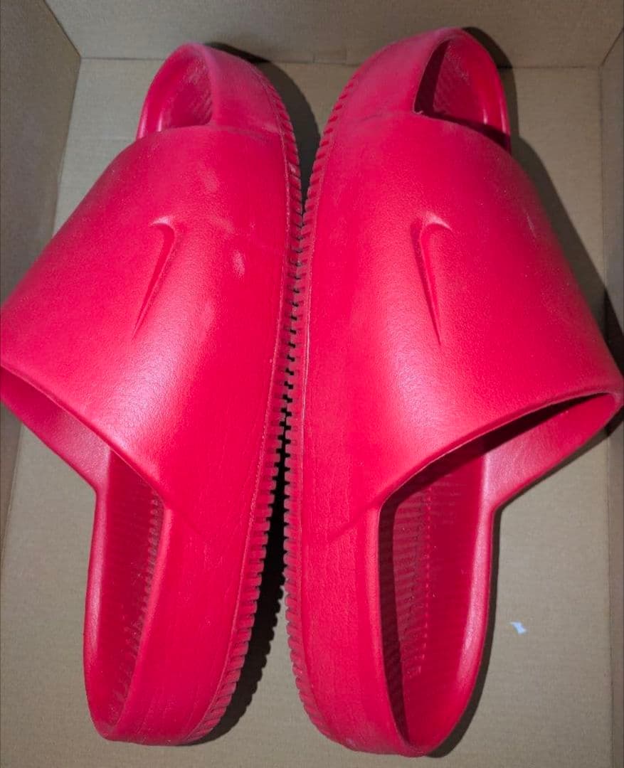 Nike レッド カームスライド サンダル 28cm