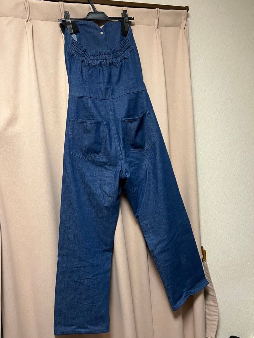 ＜6(ROKU)＞デニム ビスチェ オールインワン