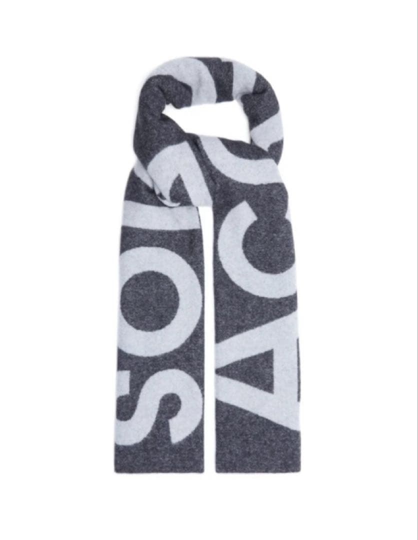 うさ木 アクネ ストゥディオズ Acne Studios ロゴ マフラー