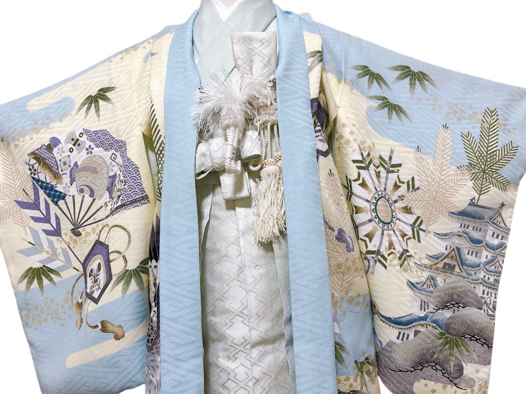 人気の乙葉ブランド♡七五三　男の子　フルセット　一式　水色