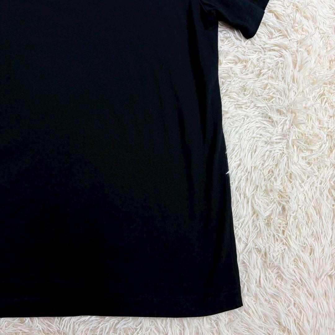 コムデギャルソンオムプリュス 刺繍Tシャツ 花柄 黒 L 日本製 AD2021