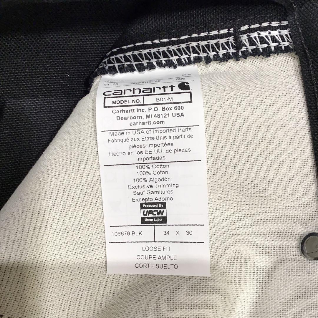 【送料無料】新品未使用タグ付き Carhartt カーハートダブルニー34×30