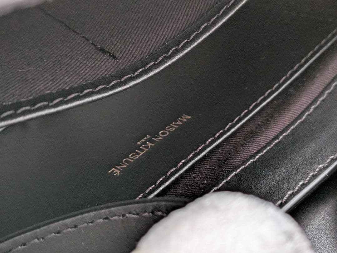 メゾンキツネ　EDIE BAG エディバック　Maison Kitsune　黒