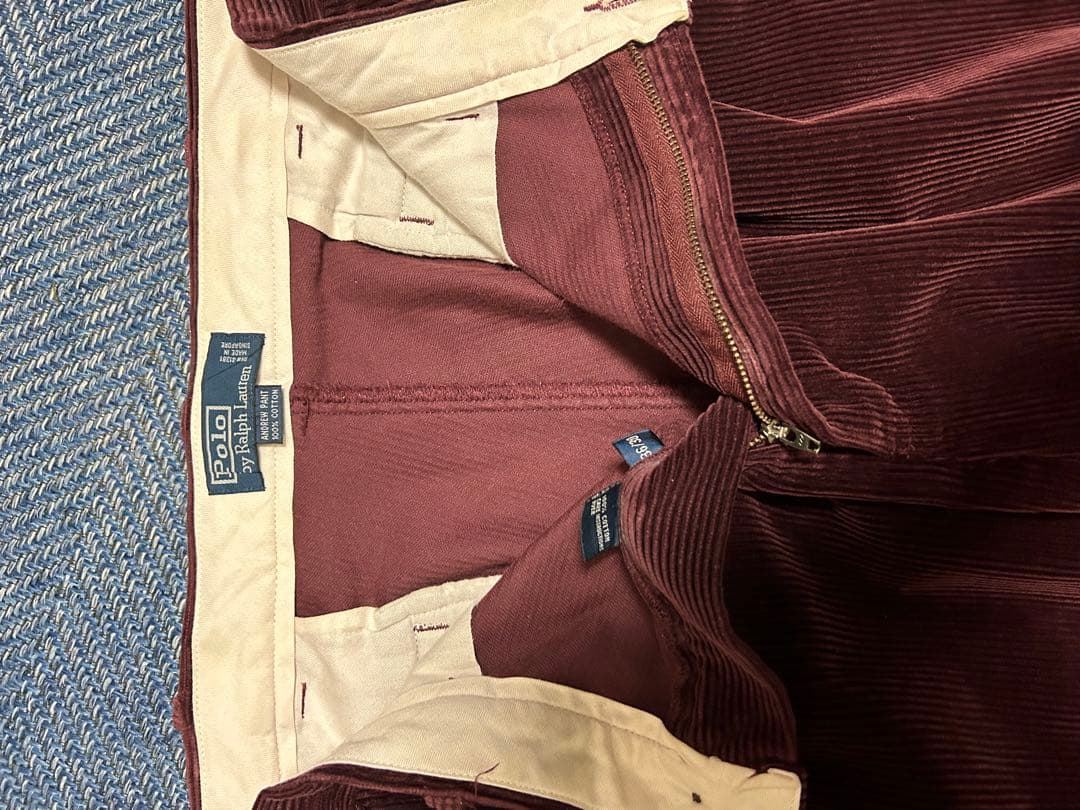 90s Polo by Ralph Lauren バーガンディ コーデュロイ