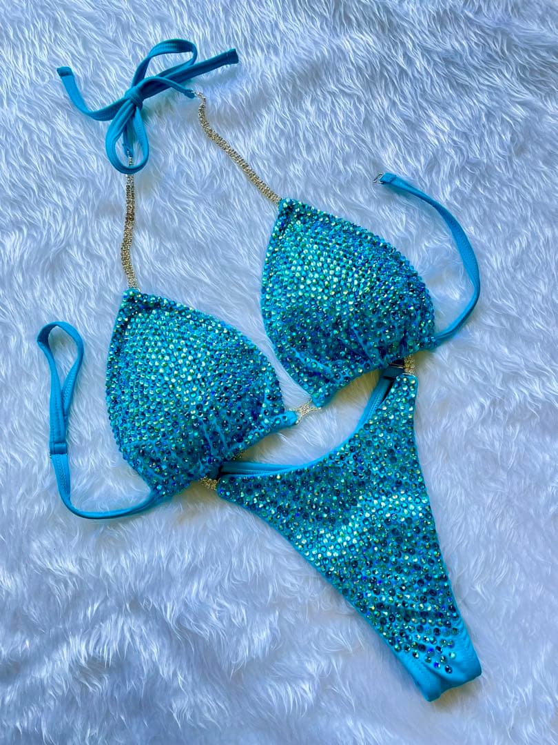 【新品】 FWJ 競技用•コンテスト用ビキニ 大会用ビキニ　フィットネスビキニ