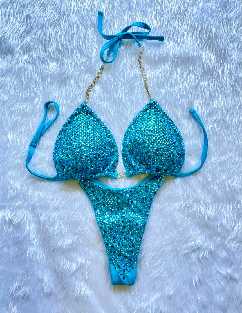 【新品】 FWJ 競技用•コンテスト用ビキニ 大会用ビキニ　フィットネスビキニ