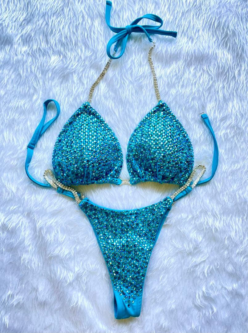 【新品】 FWJ 競技用•コンテスト用ビキニ 大会用ビキニ　フィットネスビキニ