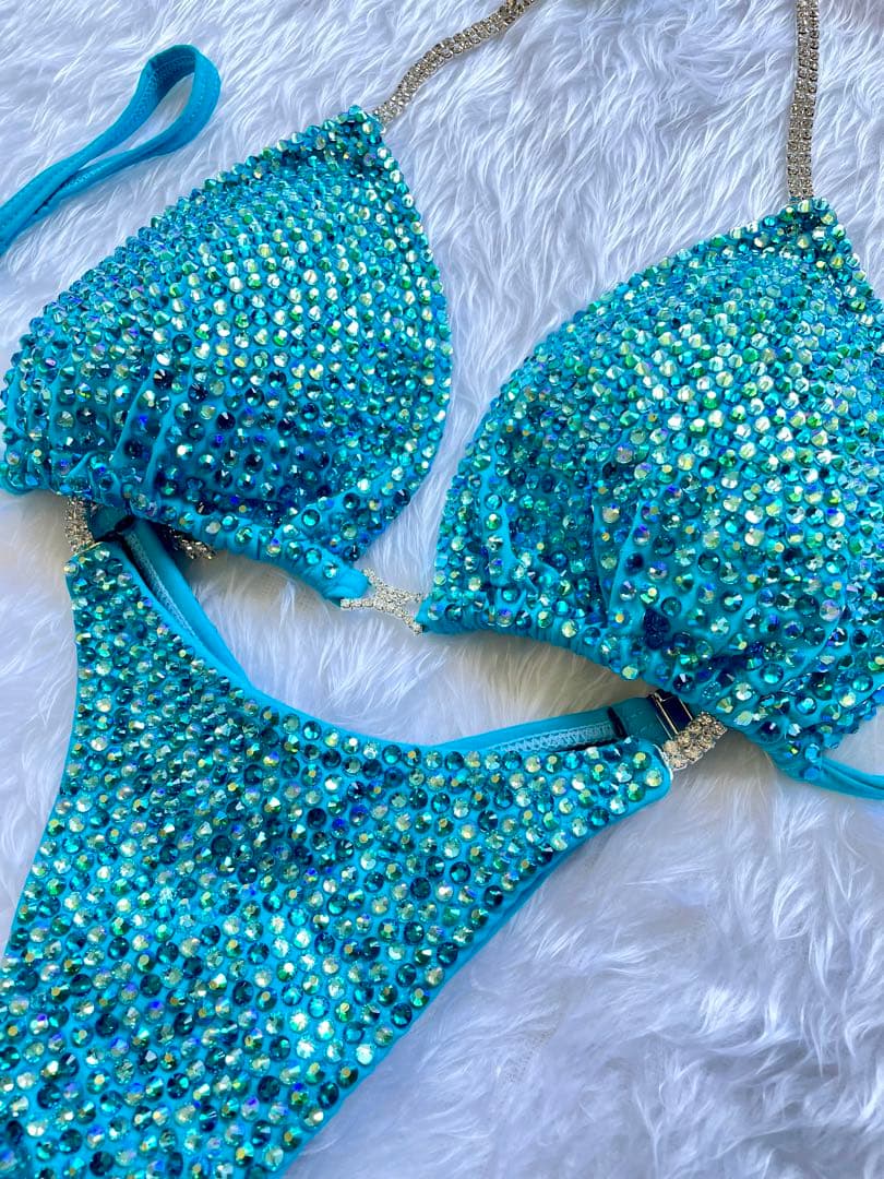 【新品】 FWJ 競技用•コンテスト用ビキニ 大会用ビキニ　フィットネスビキニ