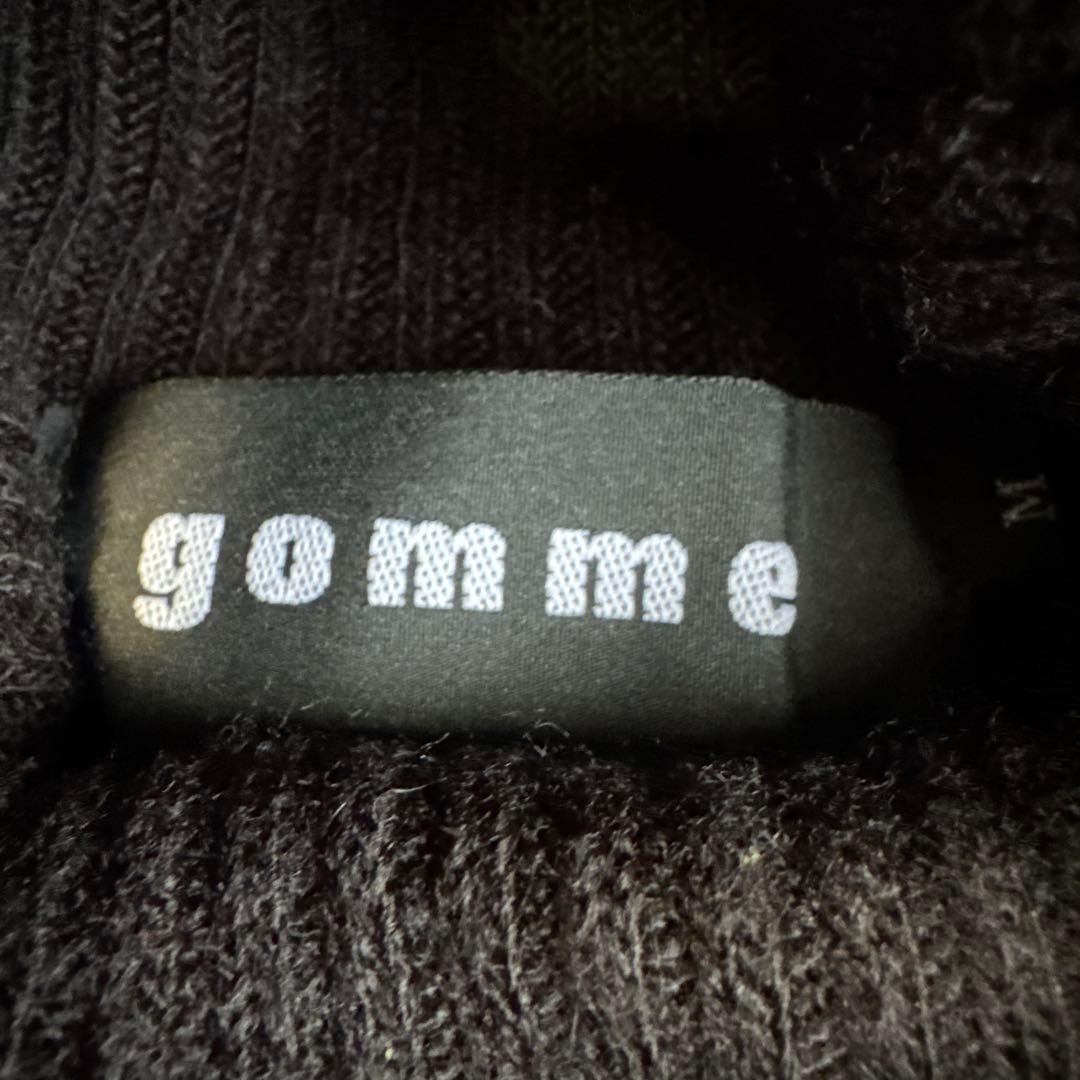 試着のみ　GOMME★ニットメルトン★ハイネックワンピ