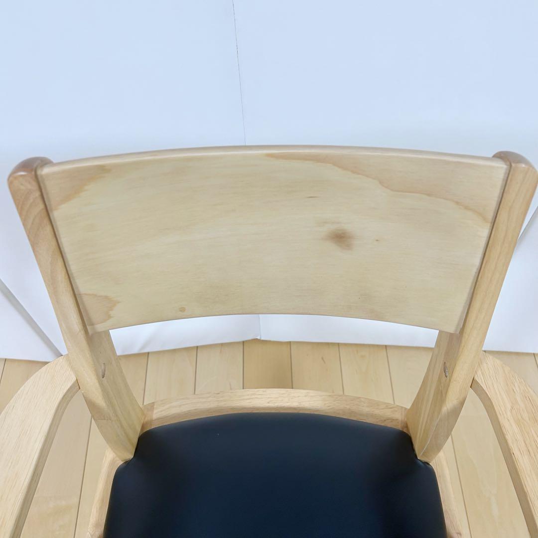 タマリビング ジャワ　ダイニングチェア 360度回転 アーム付き　回転チェア美品